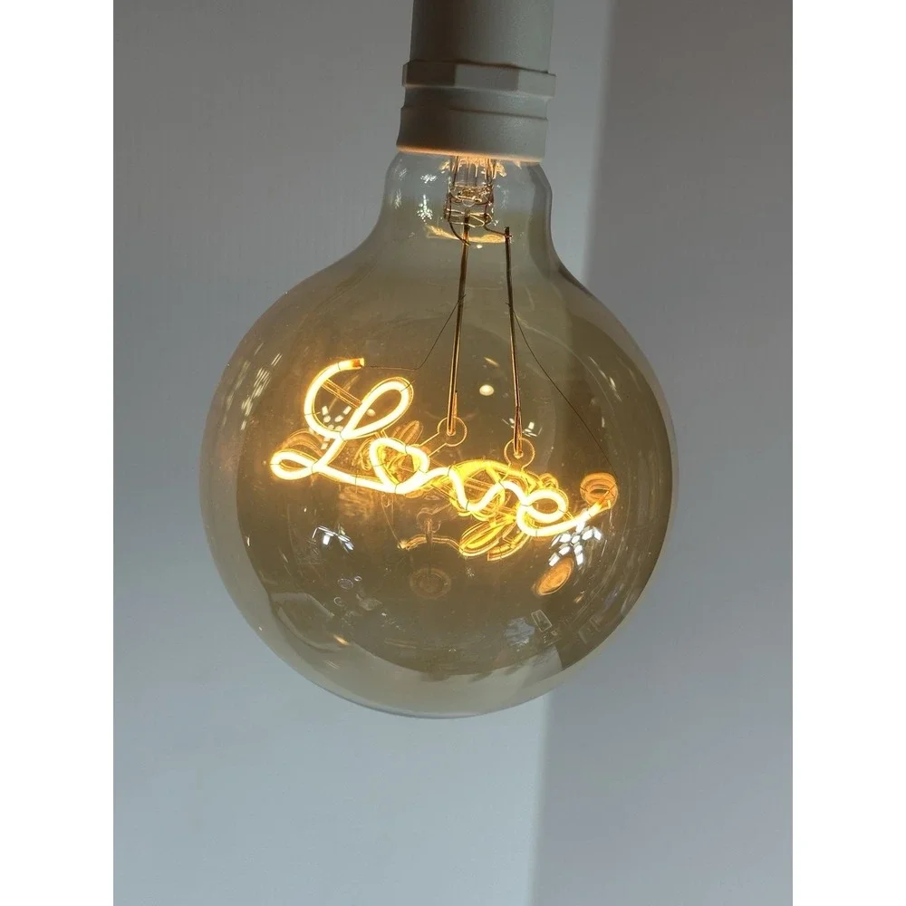 G125 LOVE 4W Bulb Decorative Light LED Filament Amber